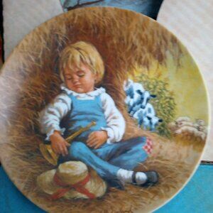 " Little boy blue" Reco vintage plate
